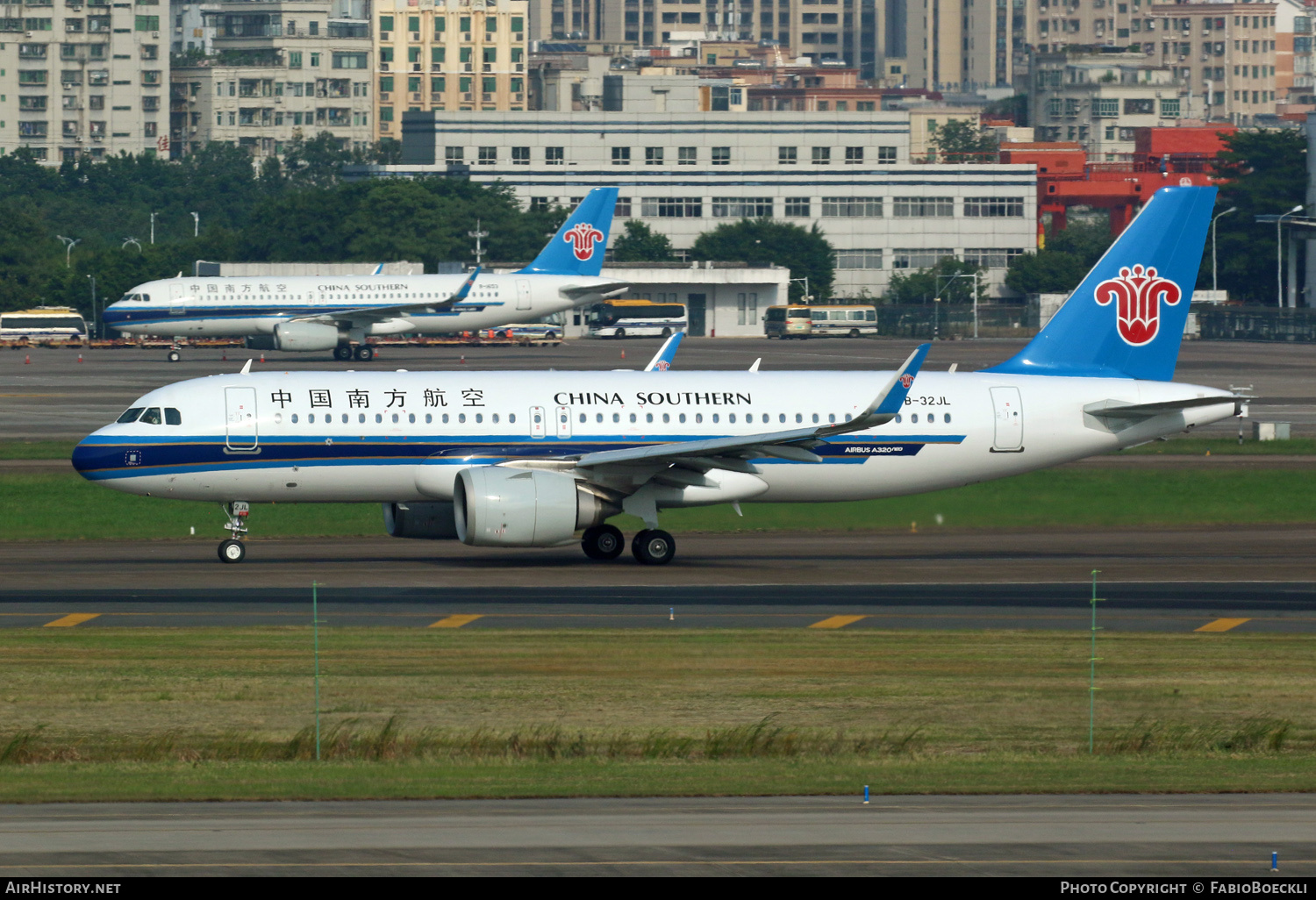 Aircraft Photo of B-32JL | Airbus A320-251N | China Southern Airlines | AirHistory.net #876484