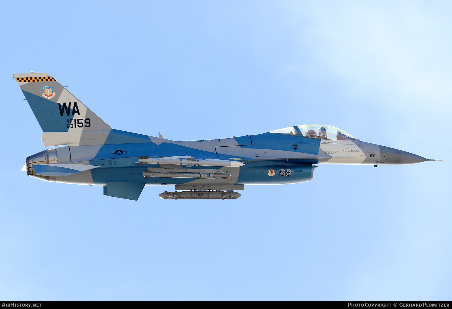 Aircraft Photo of 83-1159 / AF83-159 | General Dynamics F-16C Fighting Falcon | USA - Air Force | AirHistory.net #876501