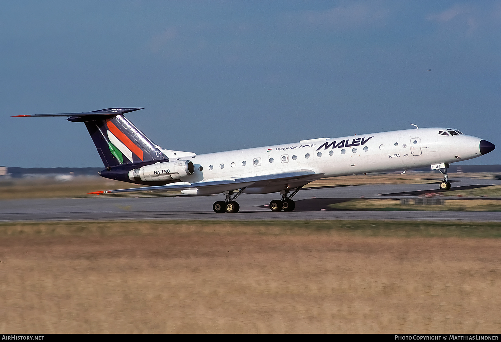 Aircraft Photo of HA-LBO | Tupolev Tu-134A-3 | Malév - Hungarian Airlines | AirHistory.net #876516