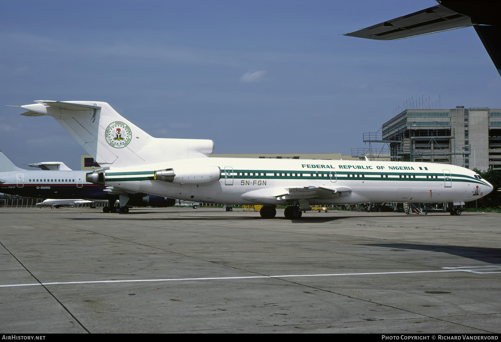 Aircraft Photo of 5N-FGN | Boeing 727-2N6/Adv | Federal Republic of Nigeria | AirHistory.net #876631
