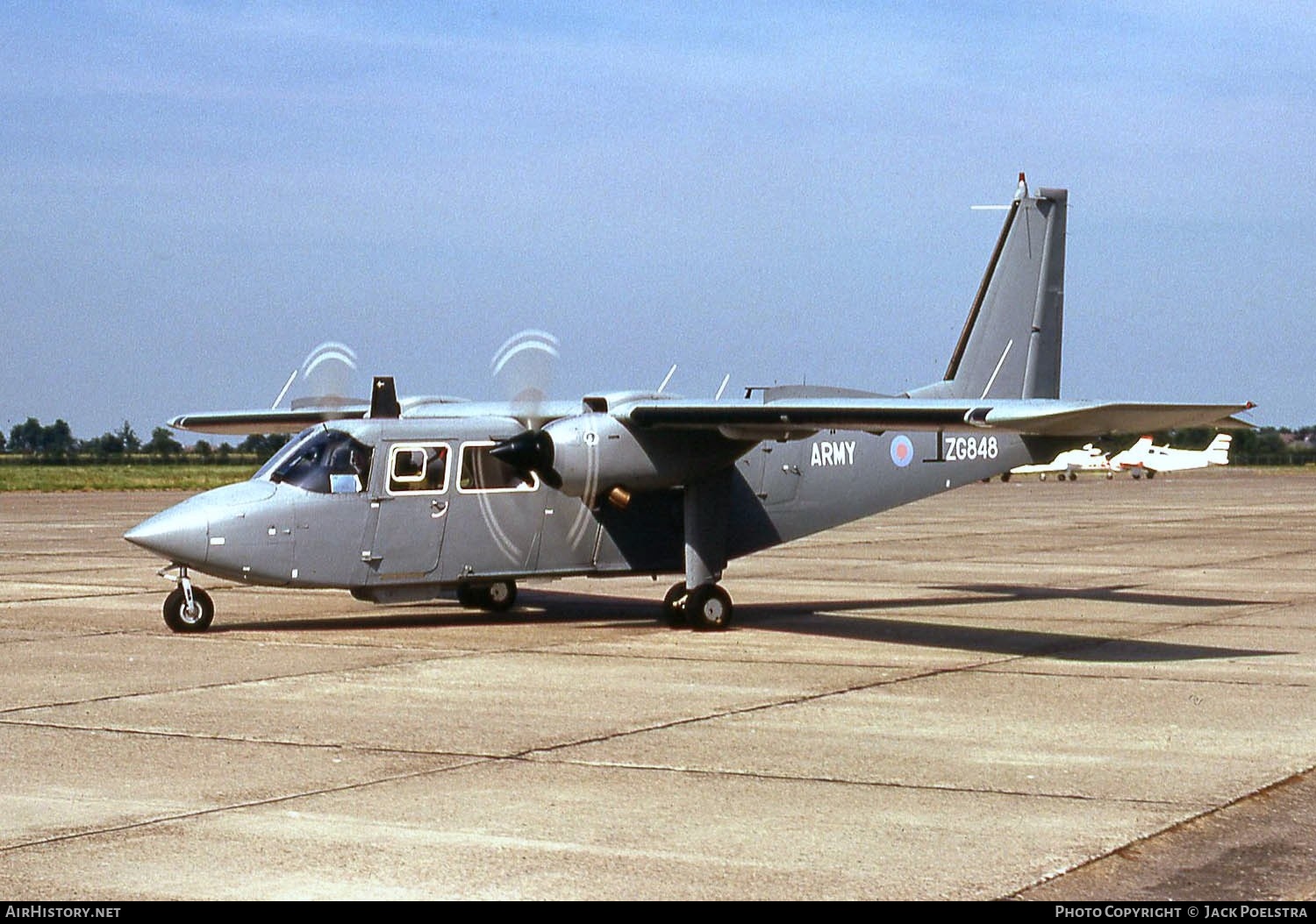 Aircraft Photo of ZG848 | Pilatus Britten-Norman BN-2T Islander AL1 | UK - Army | AirHistory.net #876650