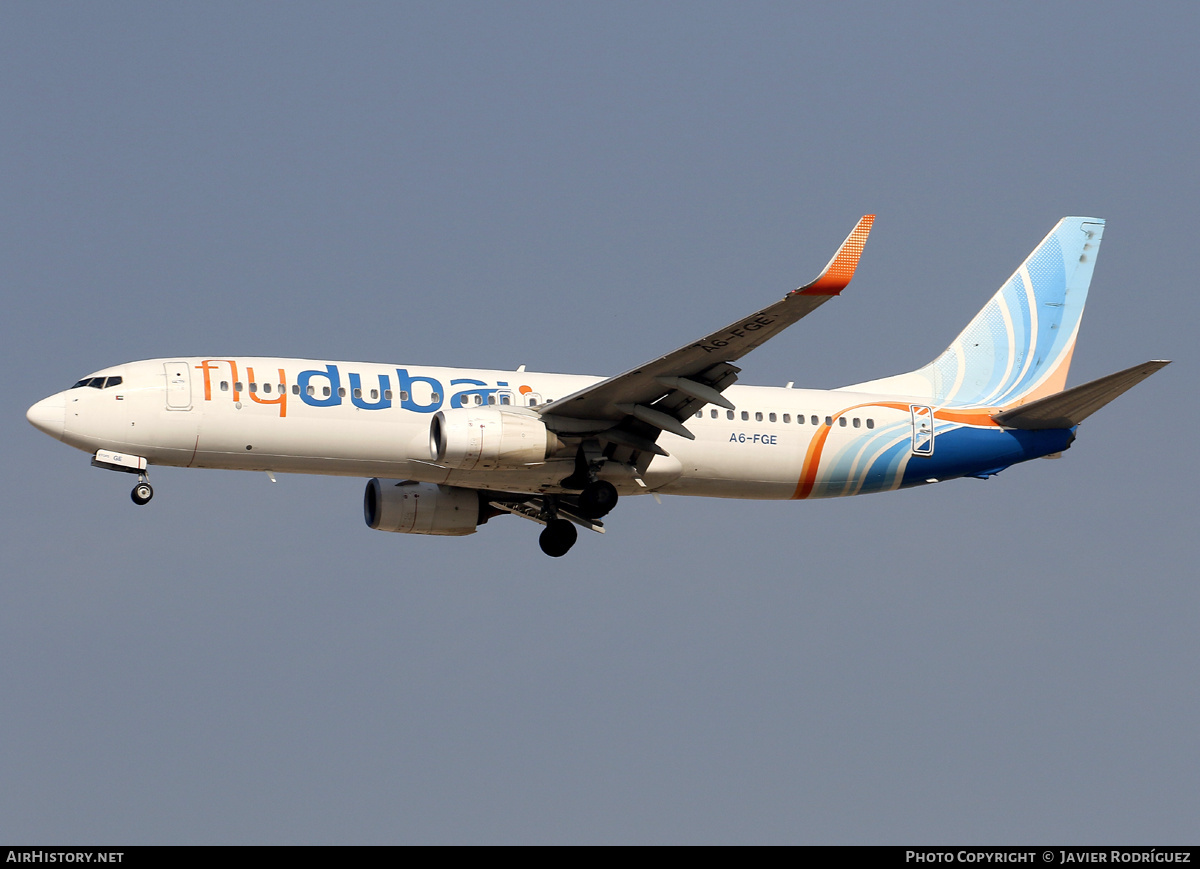 Aircraft Photo of A6-FGE | Boeing 737-8KN | Flydubai | AirHistory.net #876703