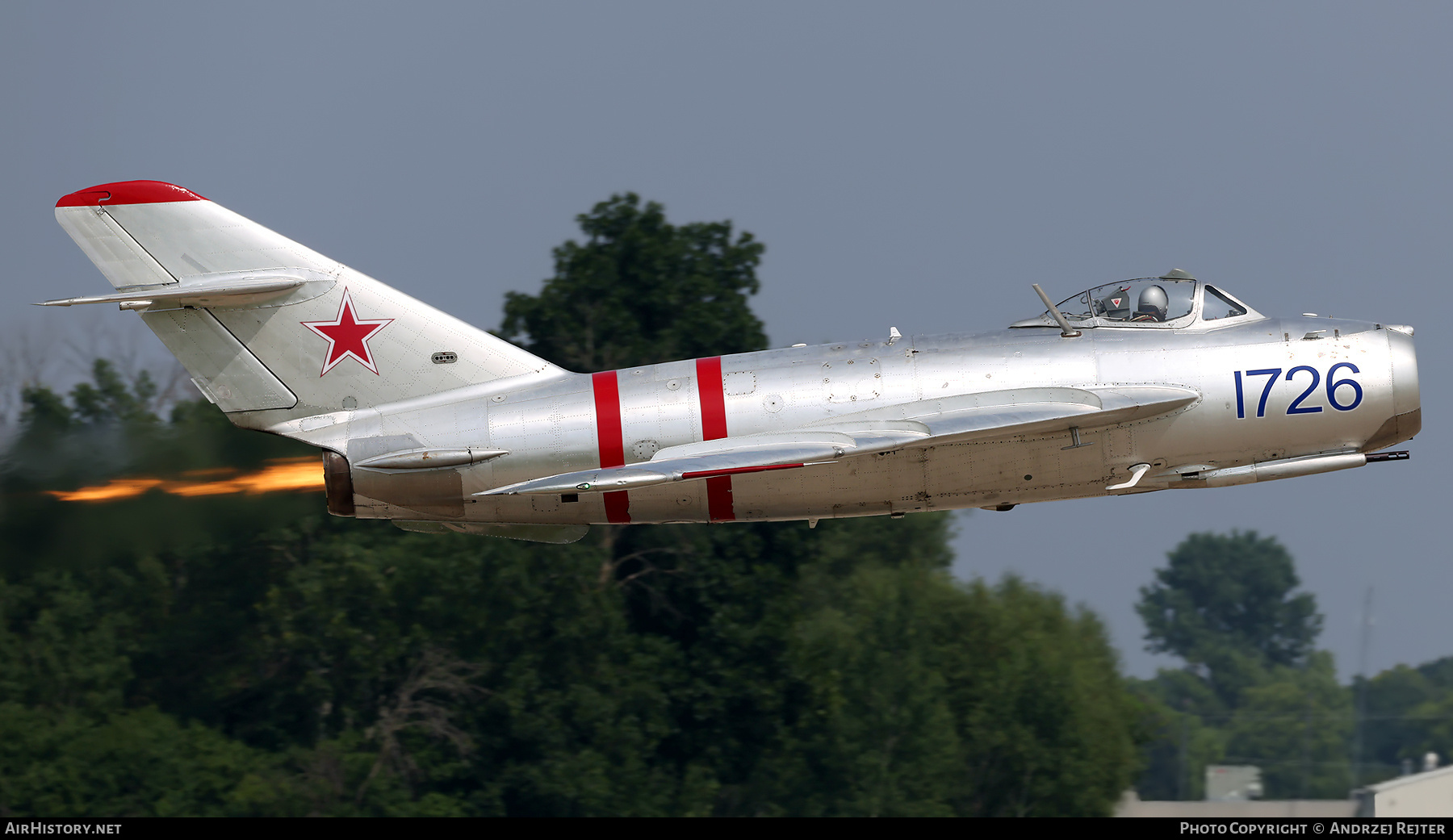 Aircraft Photo of N1726M / 1726 | PZL-Mielec Lim-5 (MiG-17F) | Soviet Union - Air Force | AirHistory.net #876717
