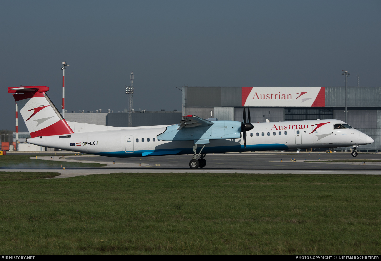 Aircraft Photo of OE-LGH | Bombardier DHC-8-402 Dash 8 | Austrian Airlines | AirHistory.net #876764