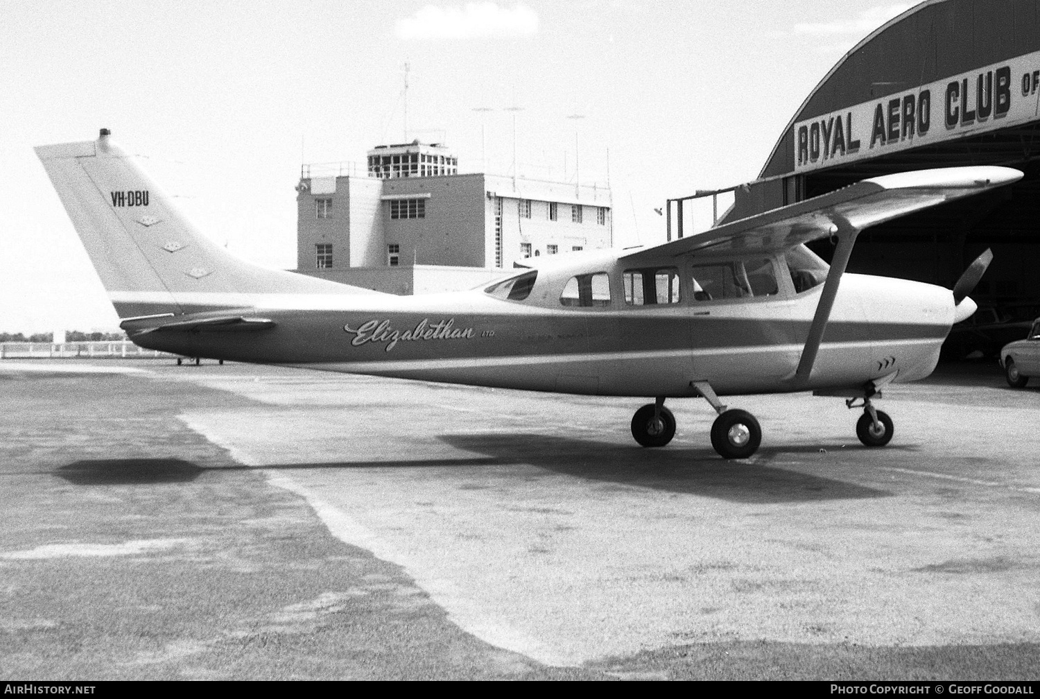 Aircraft Photo of VH-DBU | Cessna 210B | Elizabethan Air Charter | AirHistory.net #876777