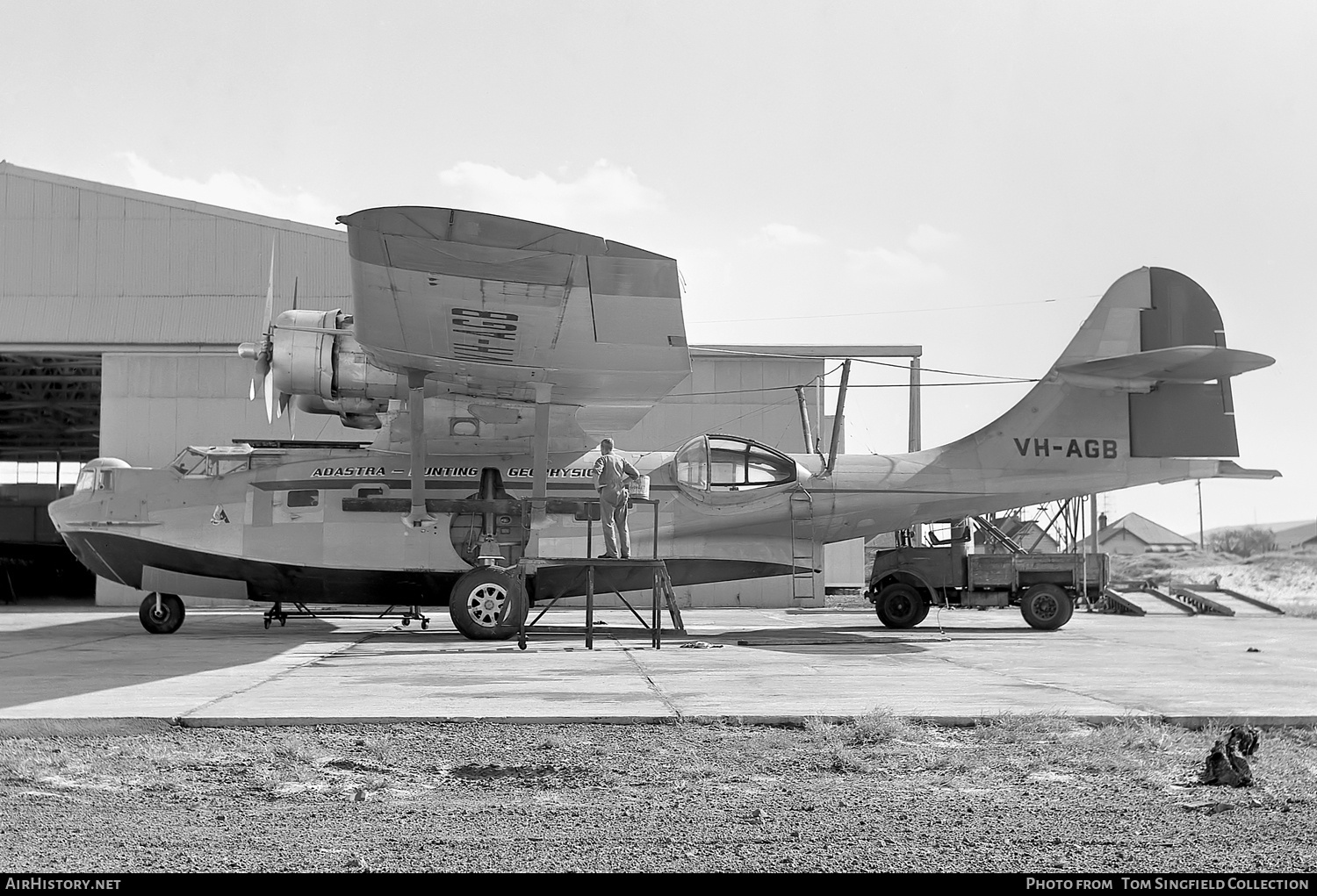 Aircraft Photo of VH-AGB | Canadian Vickers Canso A | Adastra Hunting Geophysics | AirHistory.net #876783