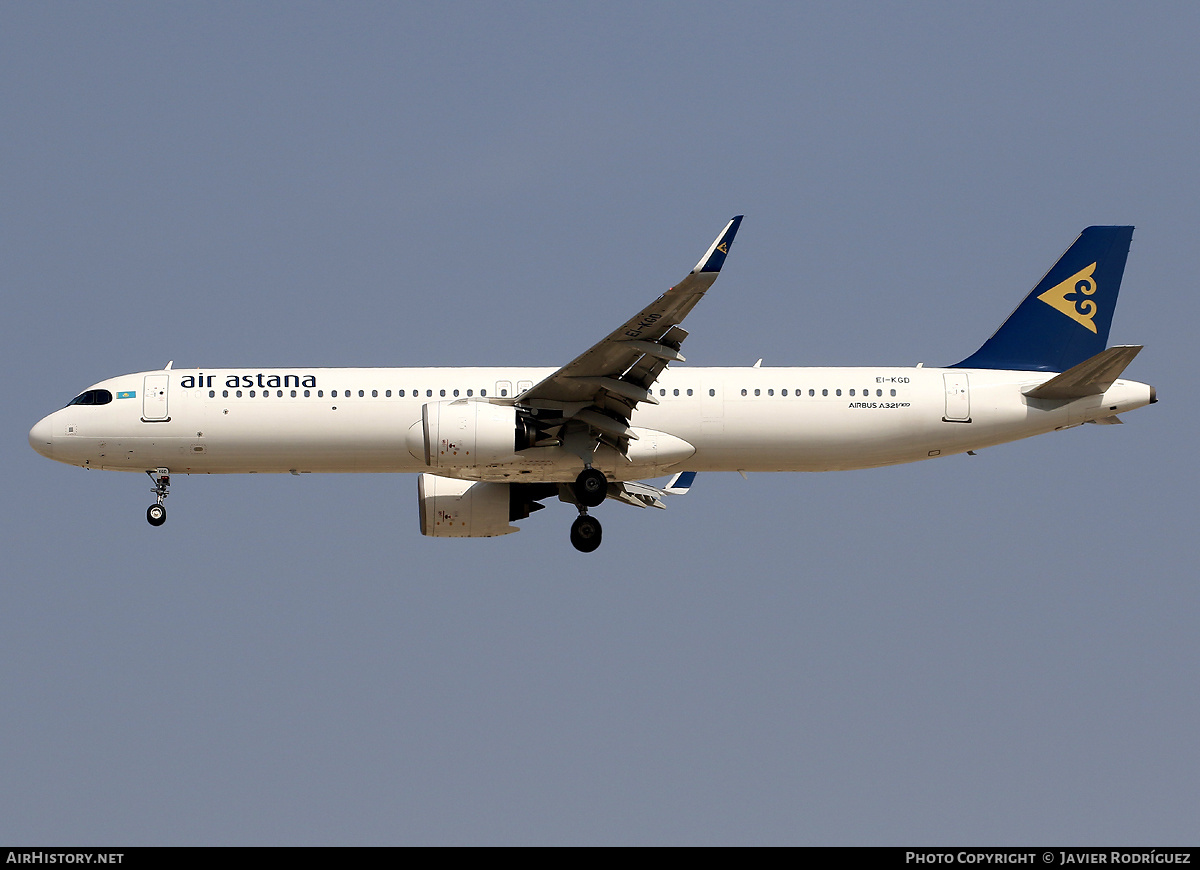 Aircraft Photo of EI-KGD | Airbus A321-271N | Air Astana | AirHistory.net #876845