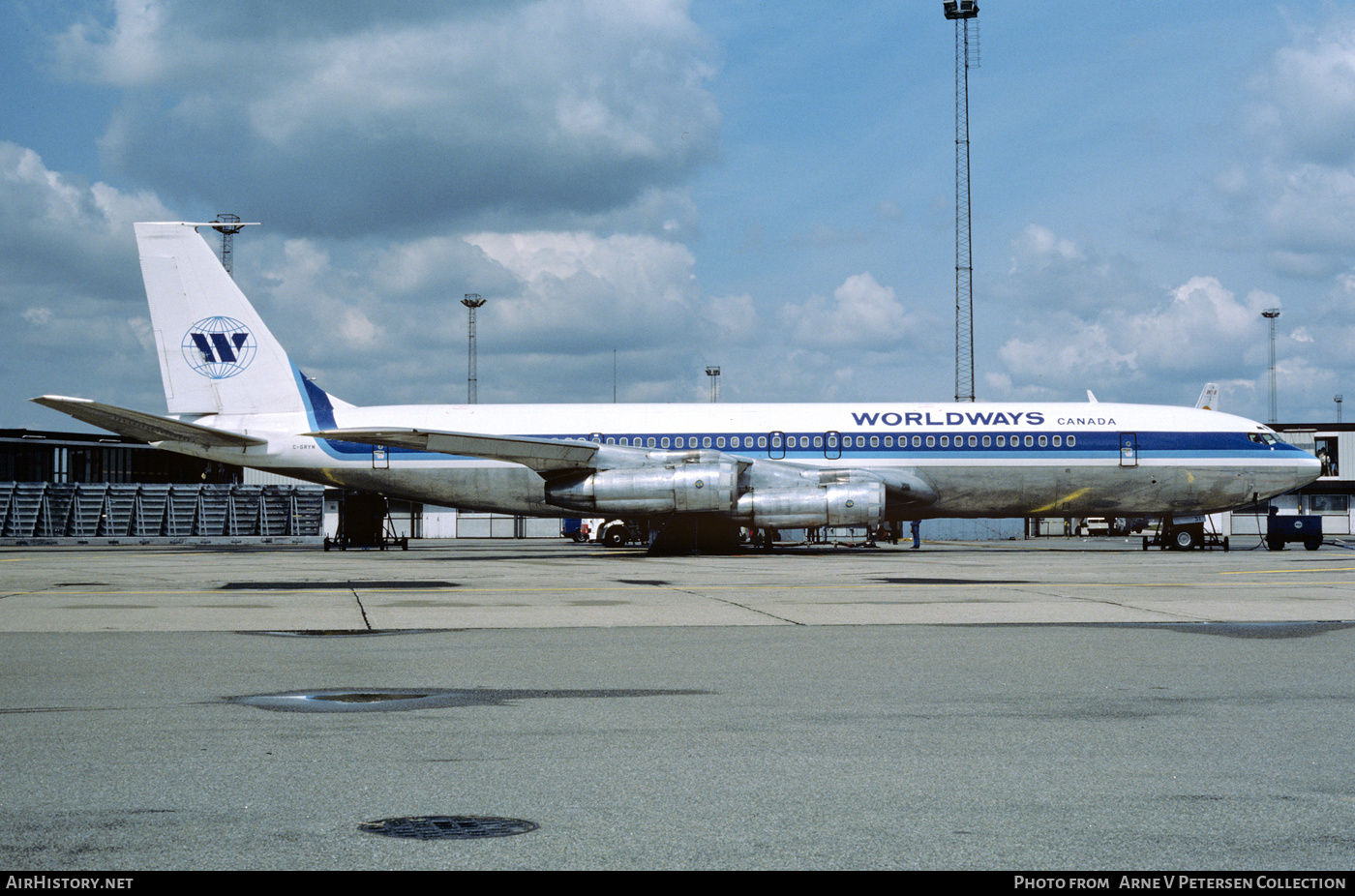 Aircraft Photo of C-GRYN | Boeing 707-338C | Worldways Canada | AirHistory.net #876934