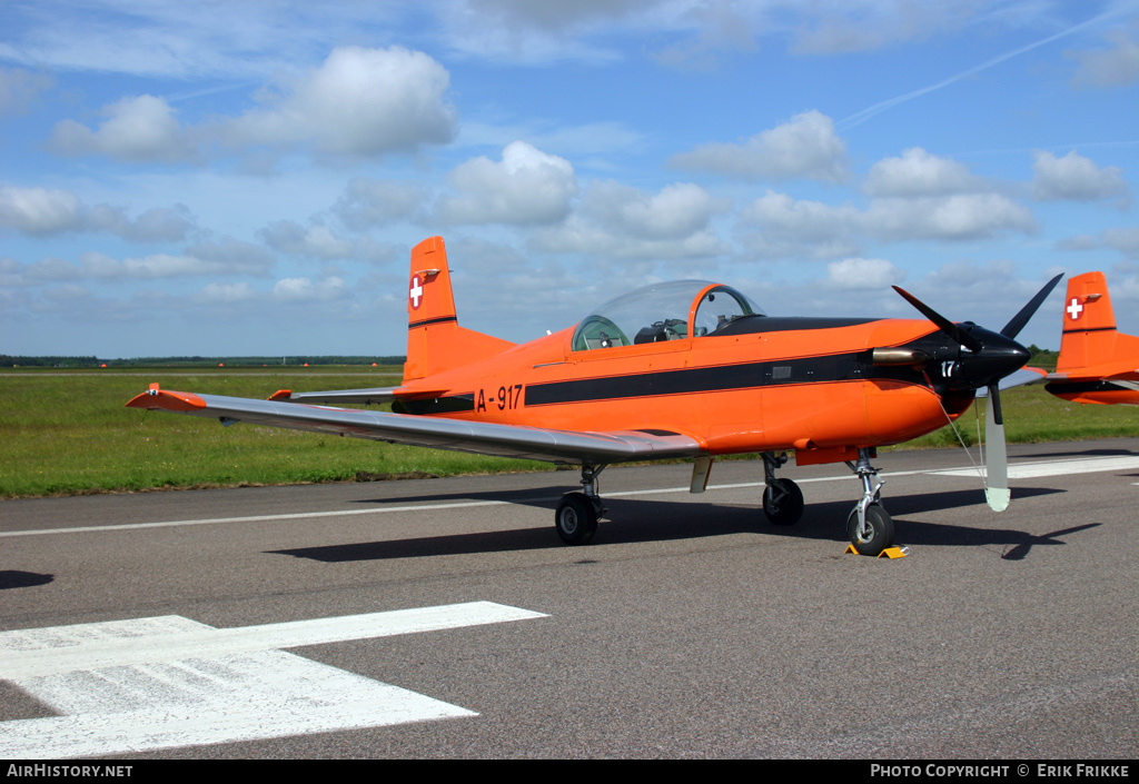 Aircraft Photo of A-917 | Pilatus PC-7 | Switzerland - Air Force | AirHistory.net #876972