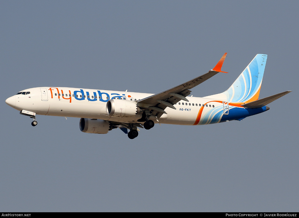 Aircraft Photo of A6-FKT | Boeing 737-8 Max 8 | Flydubai | AirHistory.net #876997