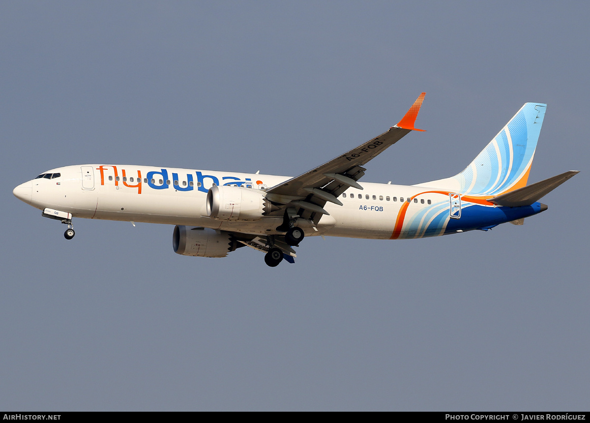 Aircraft Photo of A6-FQB | Boeing 737-8 Max 8 | Flydubai | AirHistory.net #877009