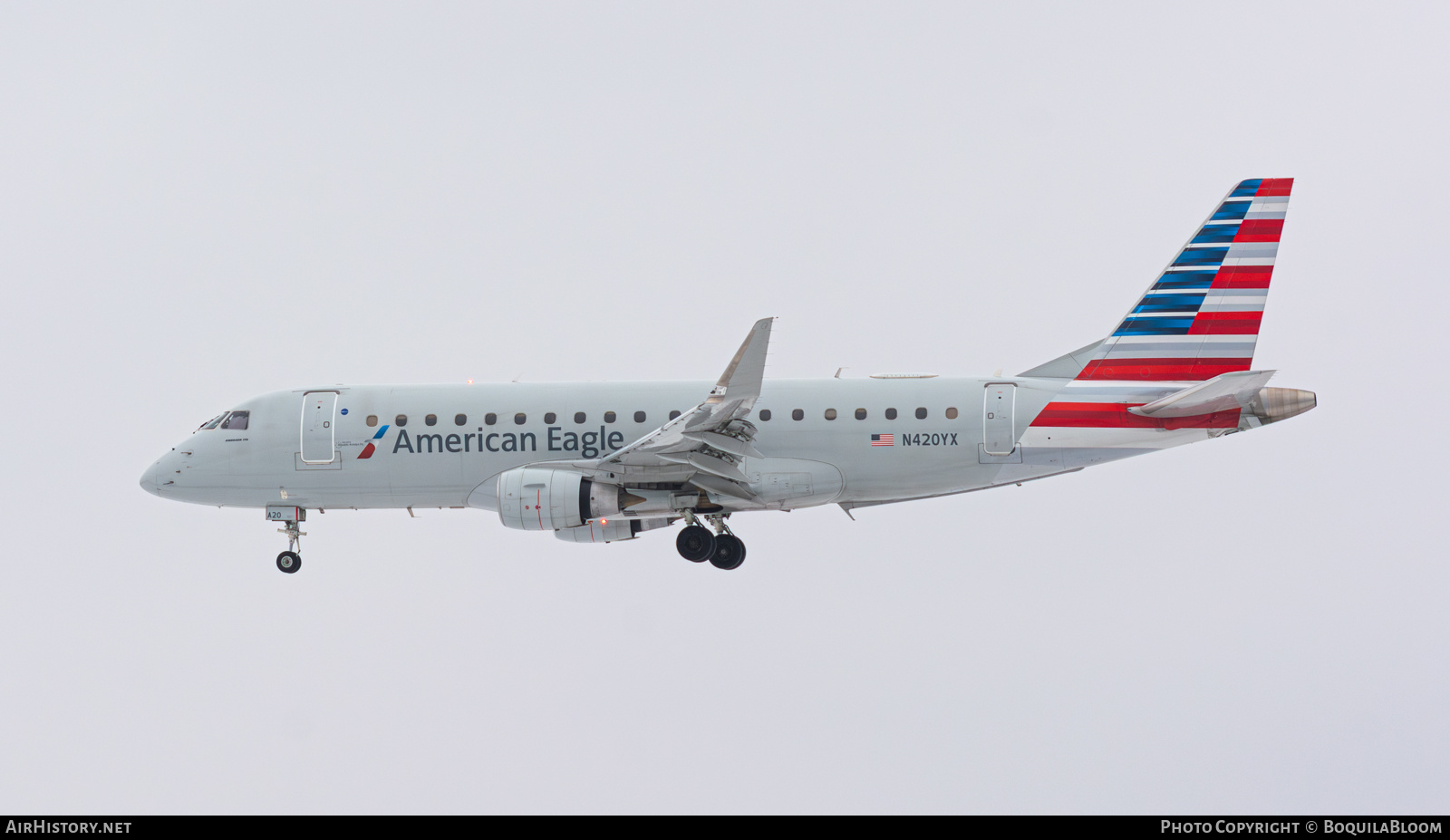 Aircraft Photo of N420YX | Embraer 175LR (ERJ-170-200LR) | American Eagle | AirHistory.net #877011