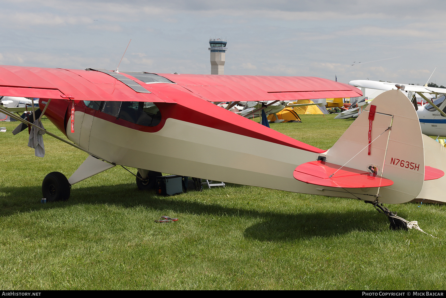 Aircraft Photo of N7635H | Piper PA-12 Super Cruiser | AirHistory.net #877181