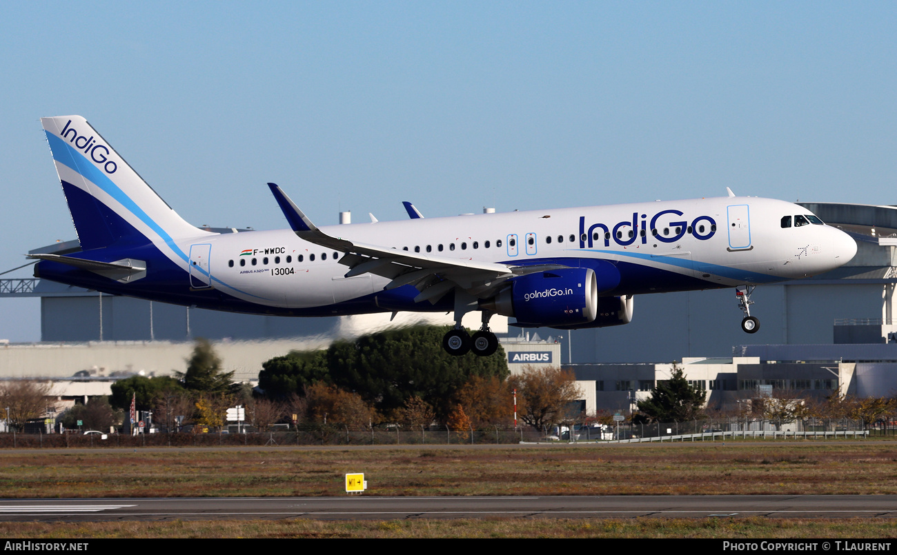 Aircraft Photo of F-WWDC | Airbus A320-251N | IndiGo | AirHistory.net #877271