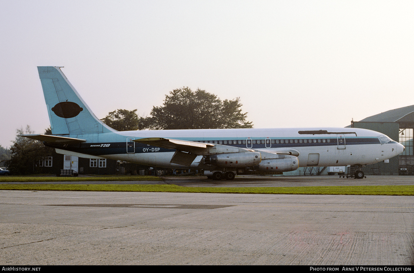 Aircraft Photo of OY-DSP | Boeing 720-025 | Conair of Scandinavia | AirHistory.net #877343