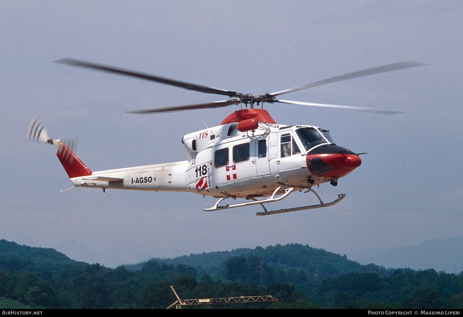 Aircraft Photo of I-AGSO | Agusta AB-412SP Grifone | Regione Piemonte Elisoccorso | AirHistory.net #877402