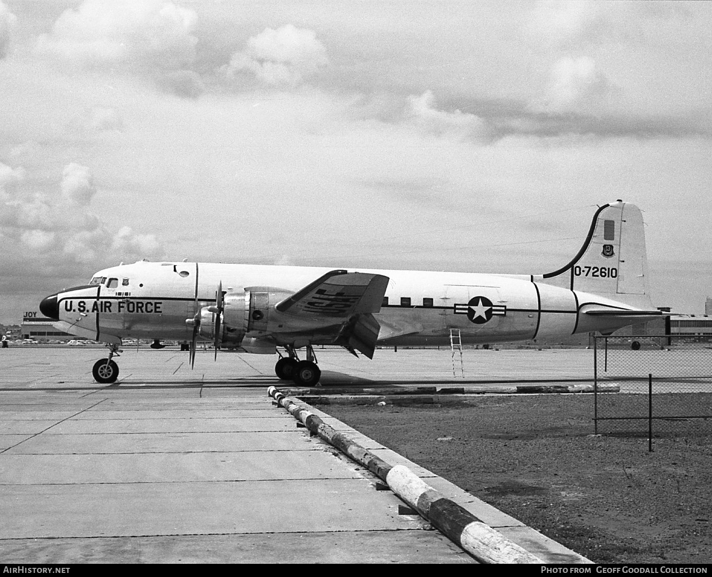 Aircraft Photo of 42-72610 / 0-72610 | Douglas C-54D Skymaster | USA - Air Force | AirHistory.net #877415