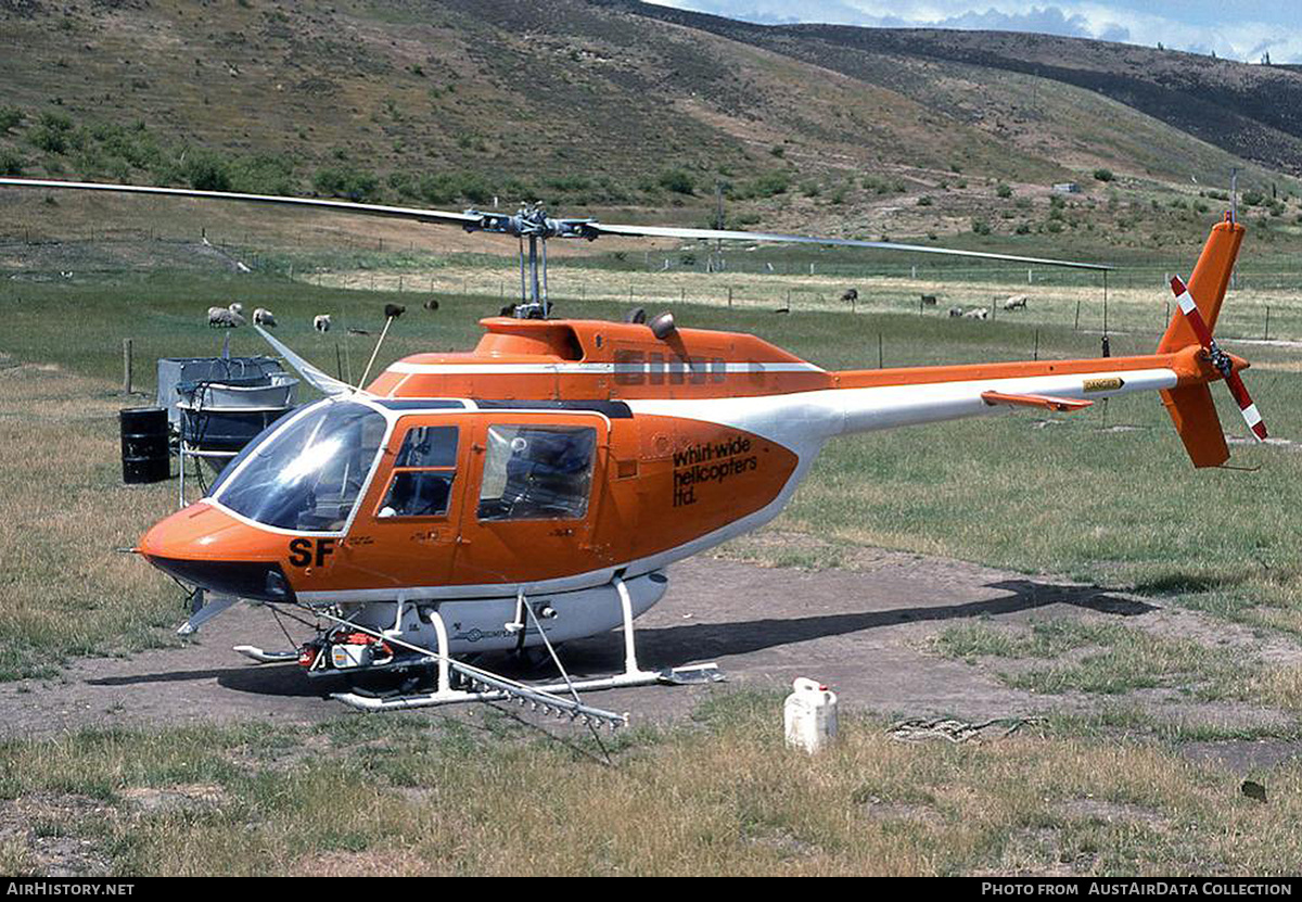 Aircraft Photo of ZK-HSF / SF | Bell 206B-2 JetRanger II | Whirlwide Helicopters | AirHistory.net #877738