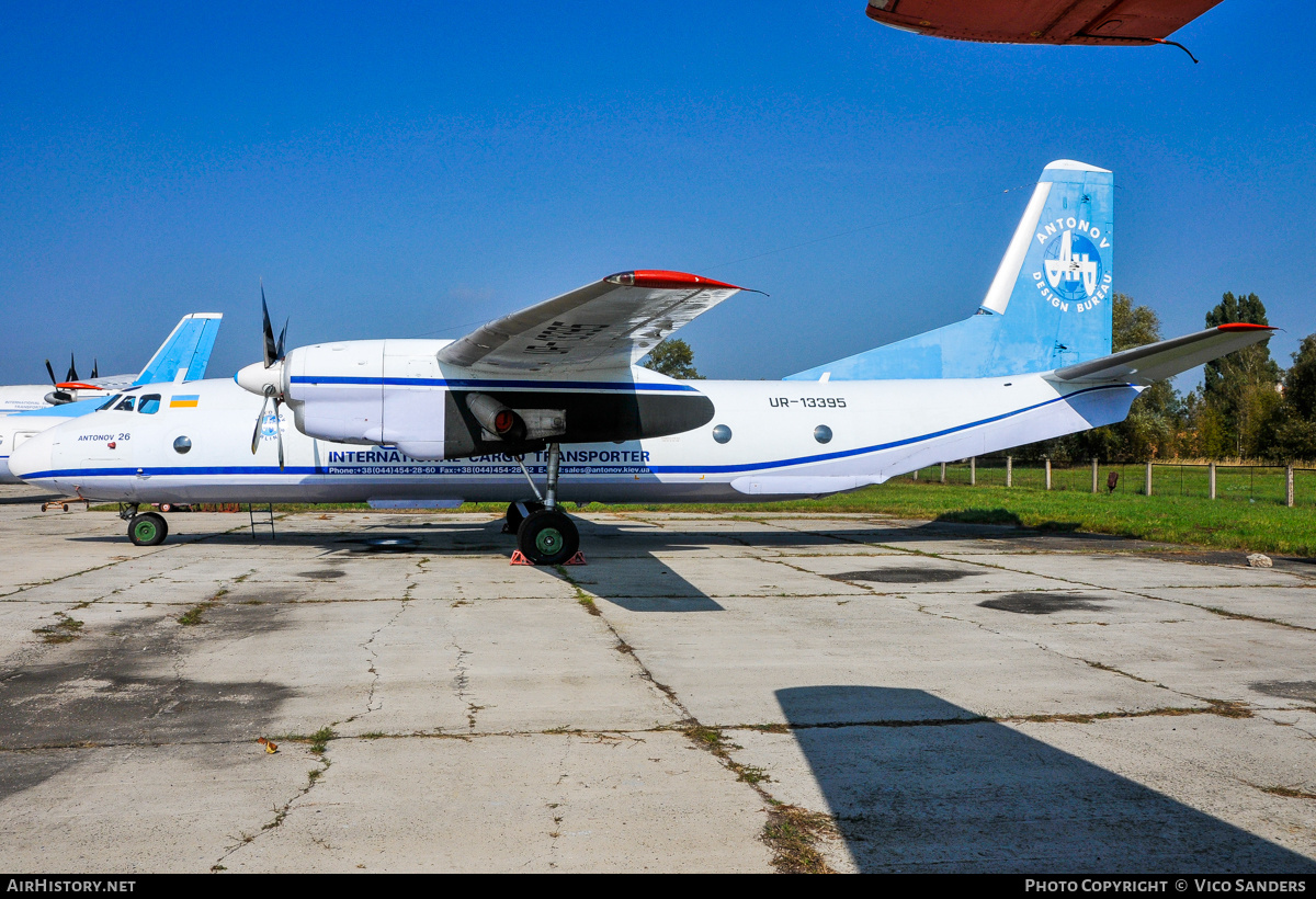 Aircraft Photo of UR-13395 | Antonov An-26-100 | Antonov Design Bureau | AirHistory.net #877782