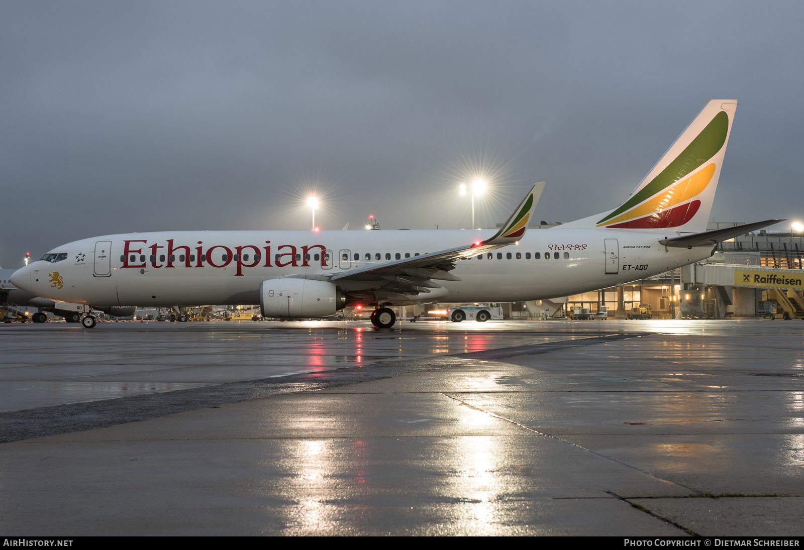 Aircraft Photo of ET-AQO | Boeing 737-860 | Ethiopian Airlines | AirHistory.net #877789