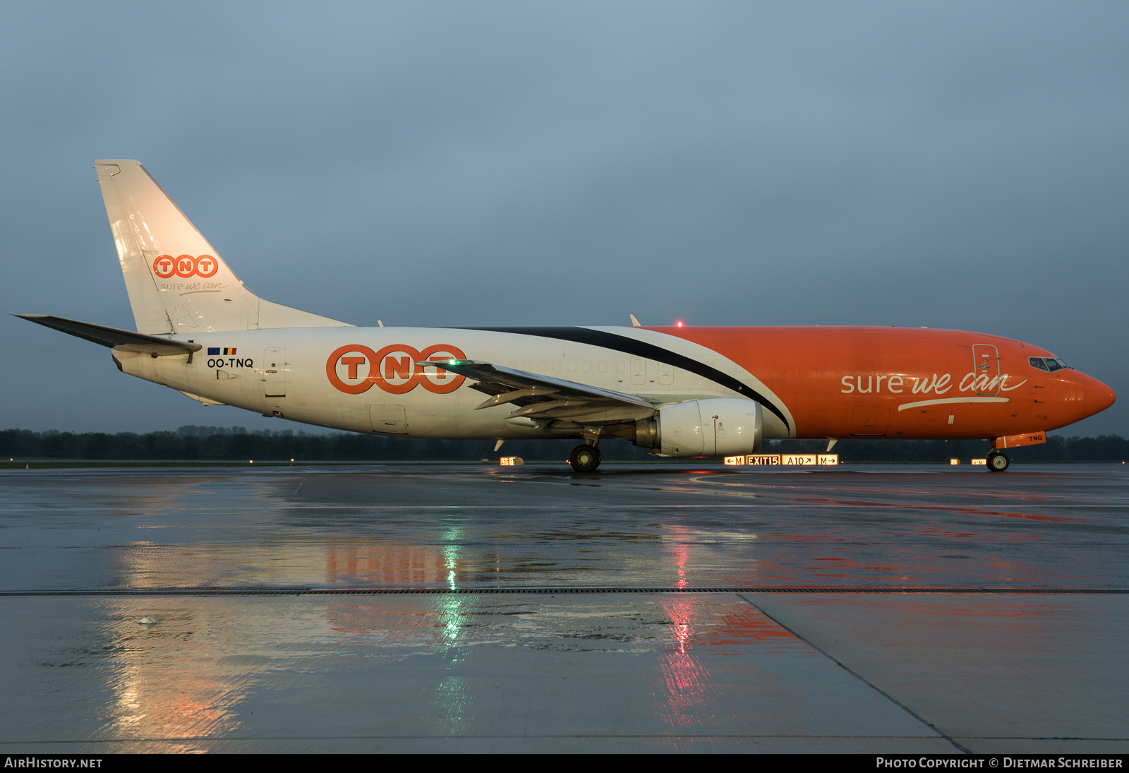 Aircraft Photo of OO-TNQ | Boeing 737-4M0(BDSF) | TNT Airways | AirHistory.net #877797