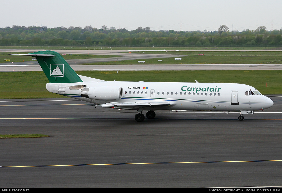Aircraft Photo of YR-KMB | Fokker 70 (F28-0070) | Carpatair | AirHistory.net #877880