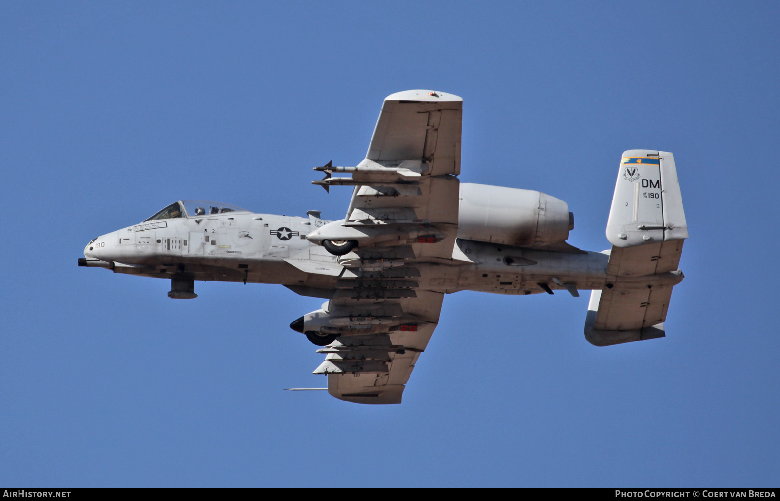 Aircraft Photo of 79-0190 / AF79-190 | Fairchild A-10A Thunderbolt II | USA - Air Force | AirHistory.net #877905