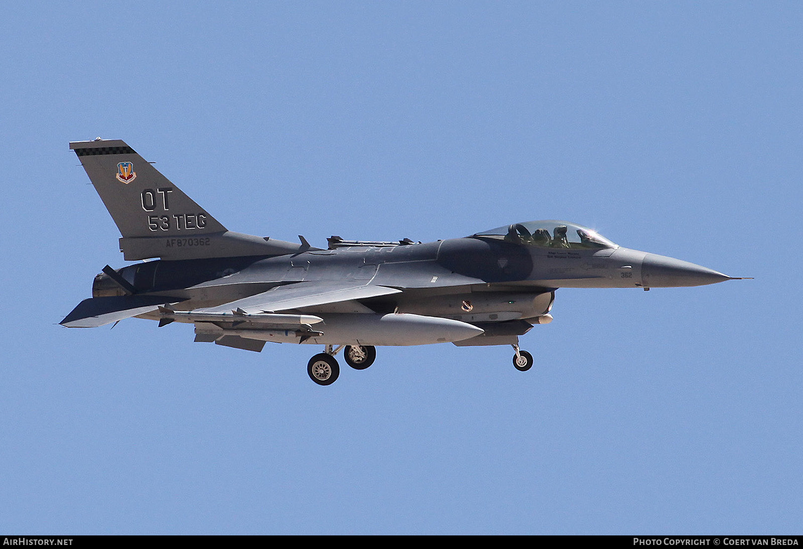 Aircraft Photo of 87-0362 / AF870362 | General Dynamics F-16CG Fighting Falcon | USA - Air Force | AirHistory.net #877923