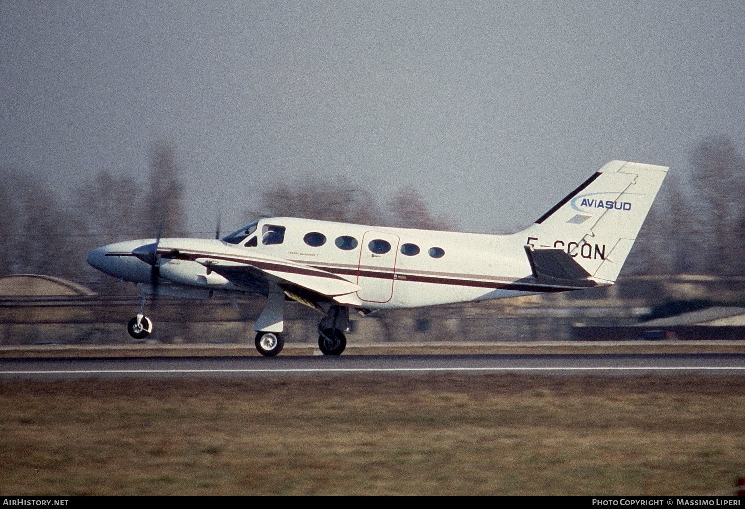 Aircraft Photo of F-GCQN | Cessna 425 Corsair | Aviasud Aerotaxi | AirHistory.net #878027