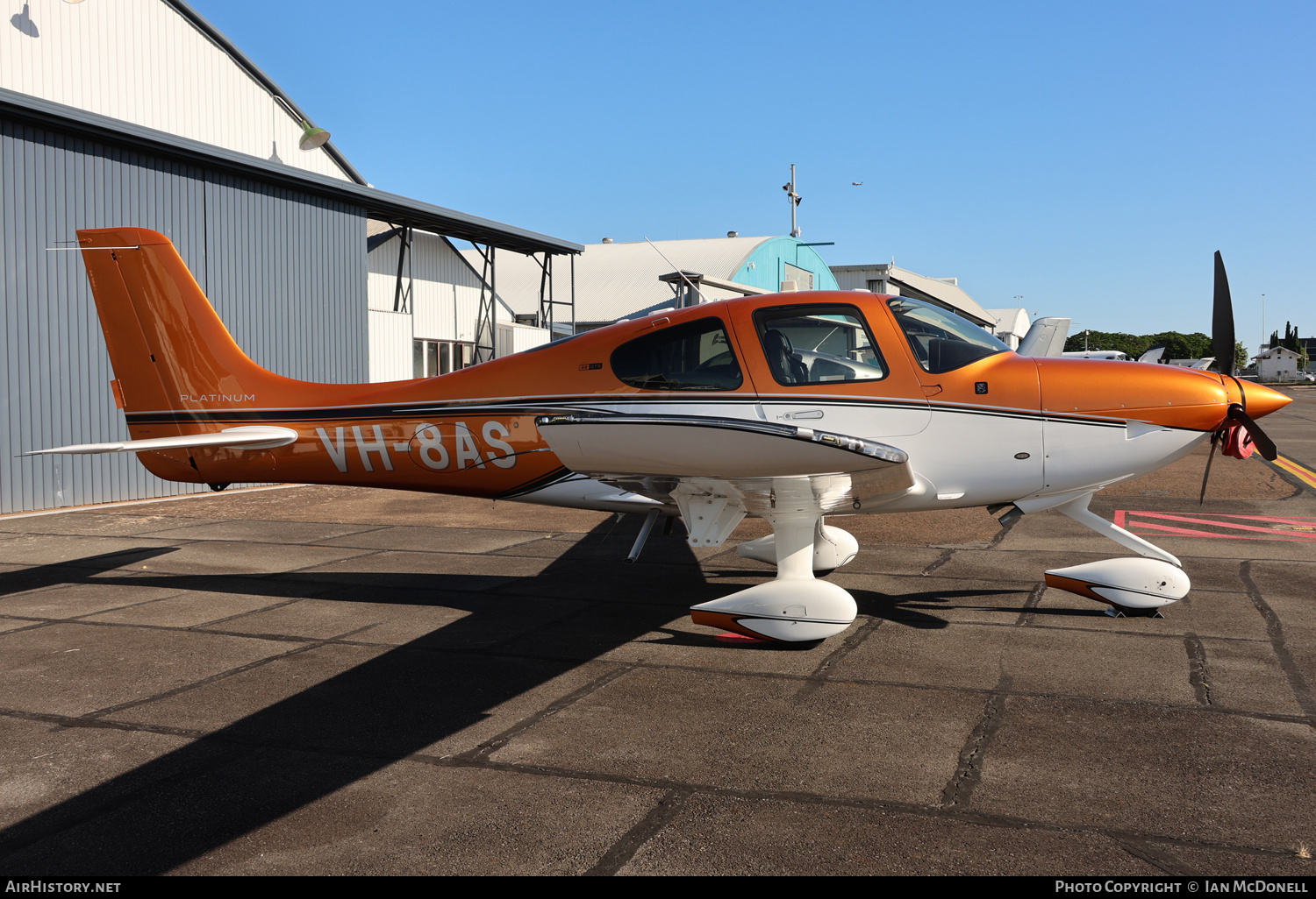 Aircraft Photo of VH-8AS | Cirrus SR-22 G2-GTS Platinum | AirHistory.net #878070
