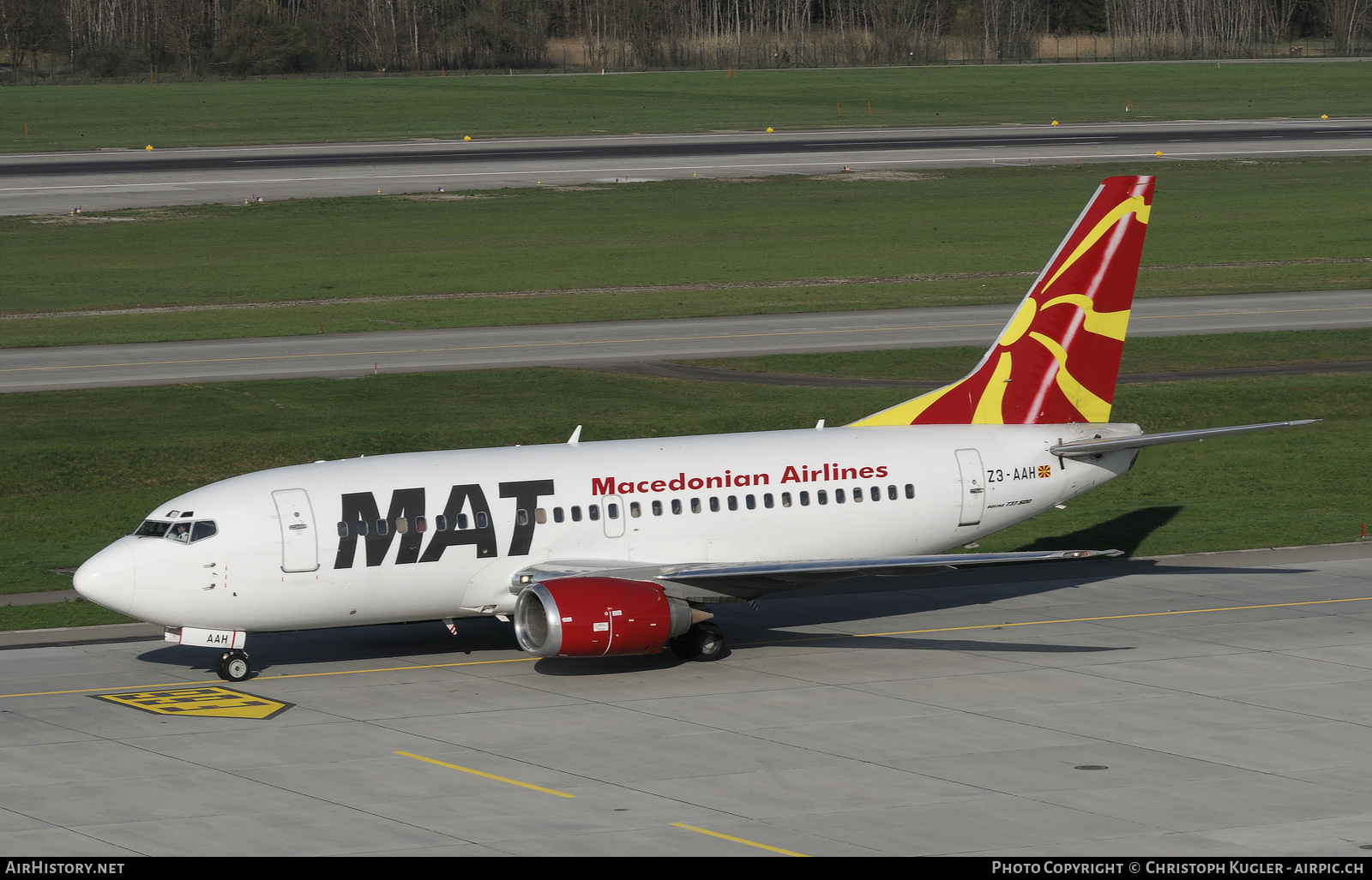 Aircraft Photo of Z3-AAH | Boeing 737-529 | MAT - Macedonian Airlines | AirHistory.net #878257