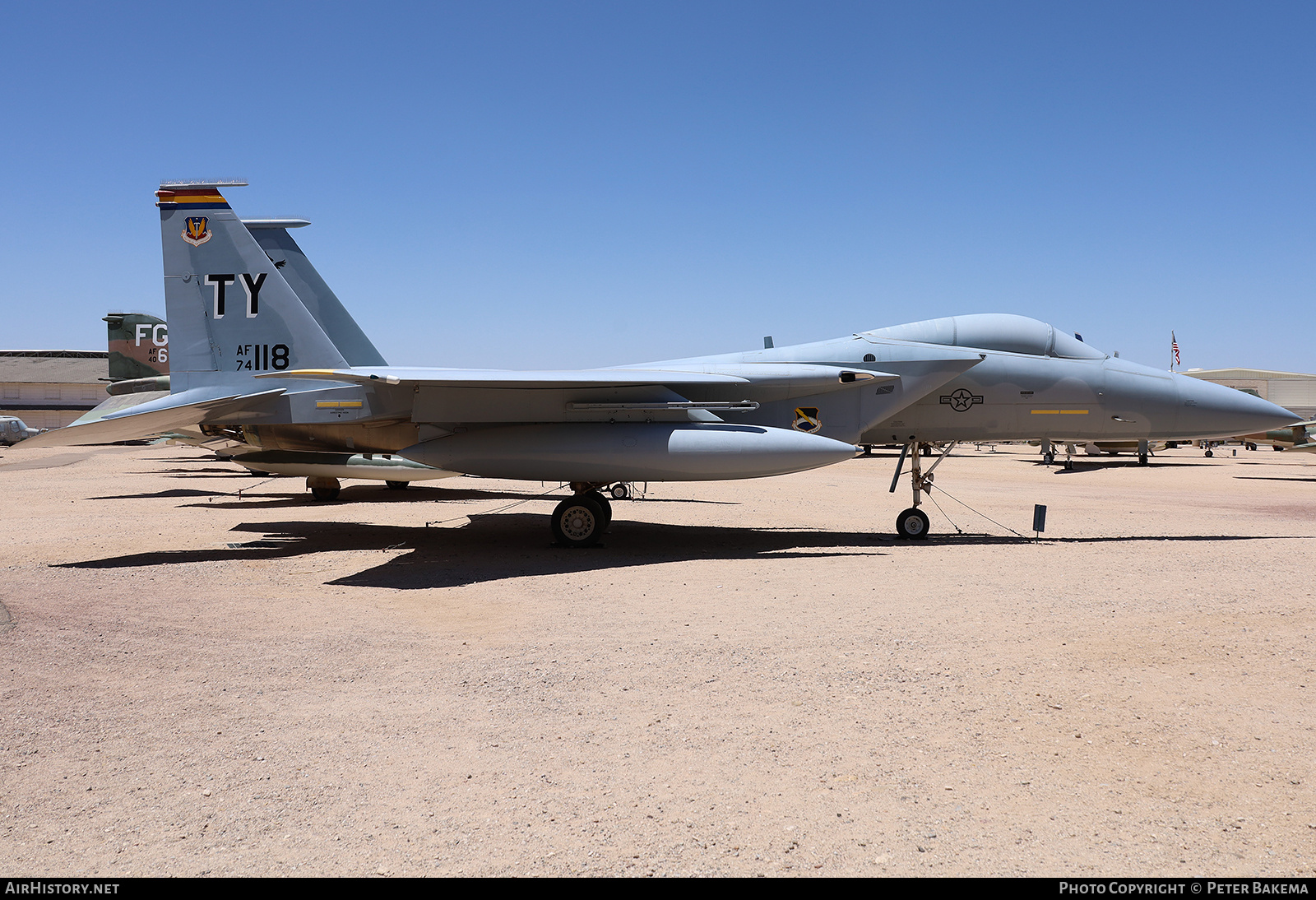 Aircraft Photo of 74-0118 / AF74-118 | McDonnell Douglas F-15A Eagle | USA - Air Force | AirHistory.net #878309