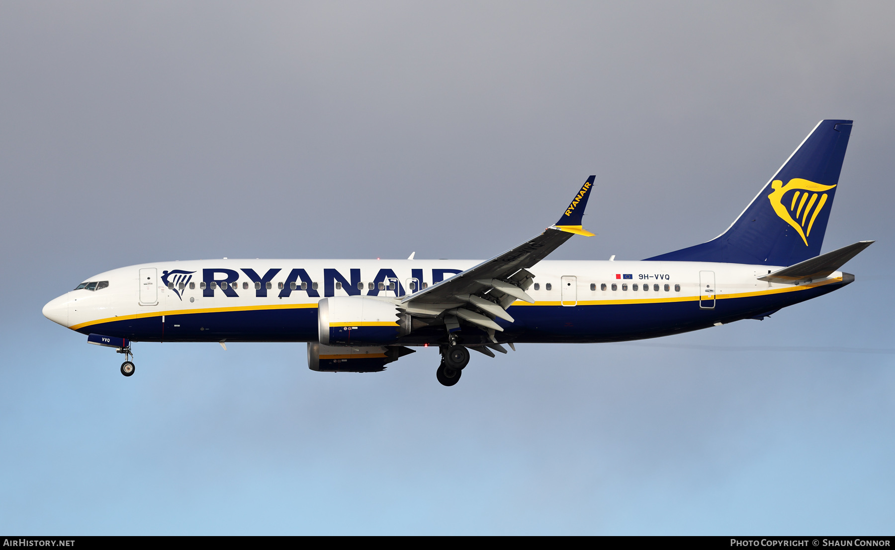 Aircraft Photo of 9H-VVQ | Boeing 737-8 Max 8 | Ryanair | AirHistory.net #881317