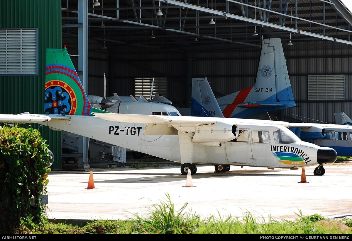 Aircraft Photo of PZ-TGT | Britten-Norman BN-2B-21 Islander | Inter Tropical Aviation | AirHistory.net #881318
