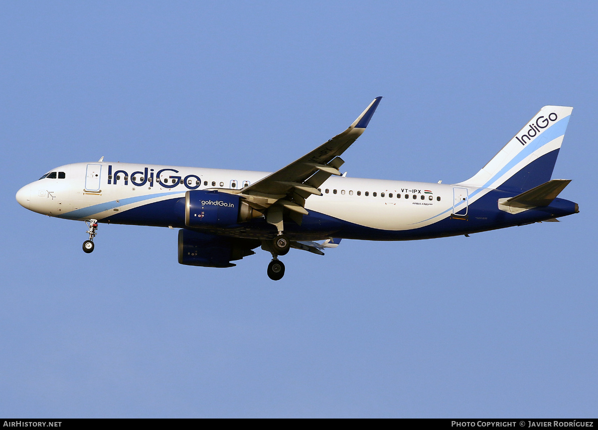 Aircraft Photo of VT-IPX | Airbus A320-251N | IndiGo | AirHistory.net #881743