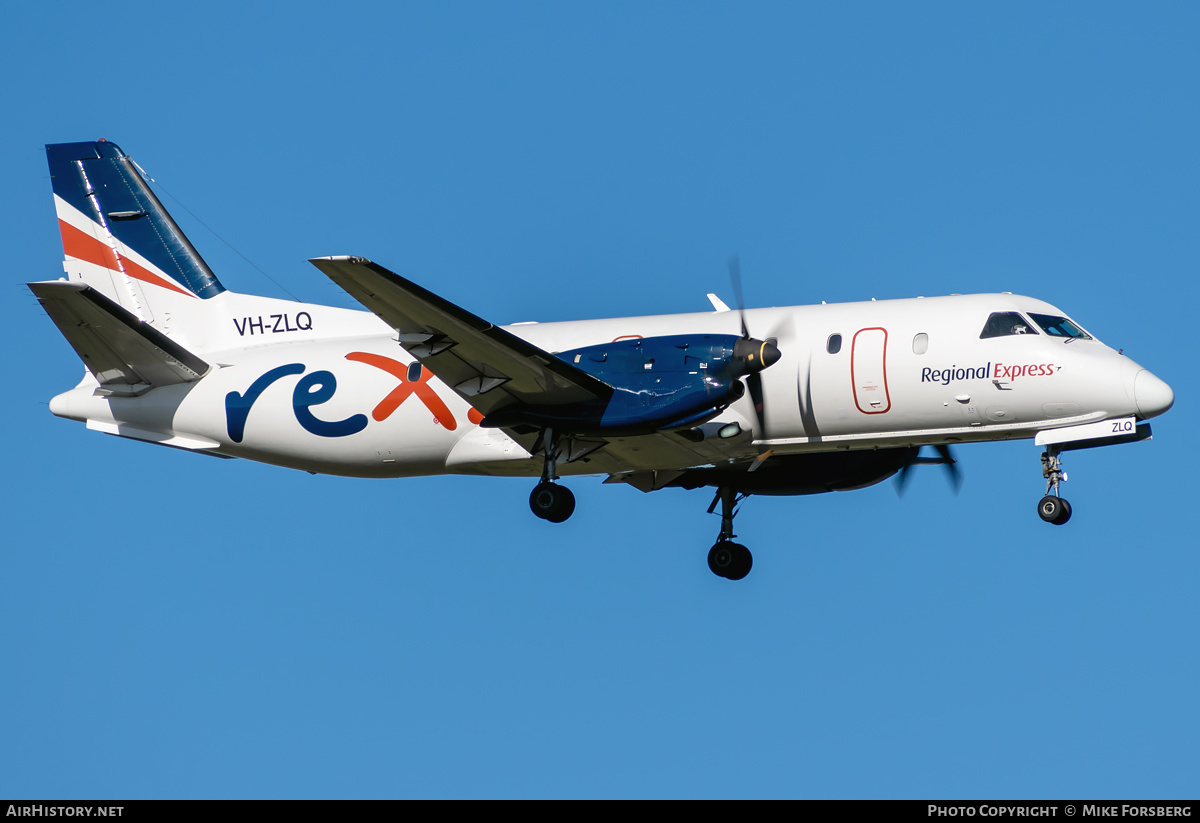 Aircraft Photo of VH-ZLQ | Saab 340B | REX - Regional Express | AirHistory.net #882000