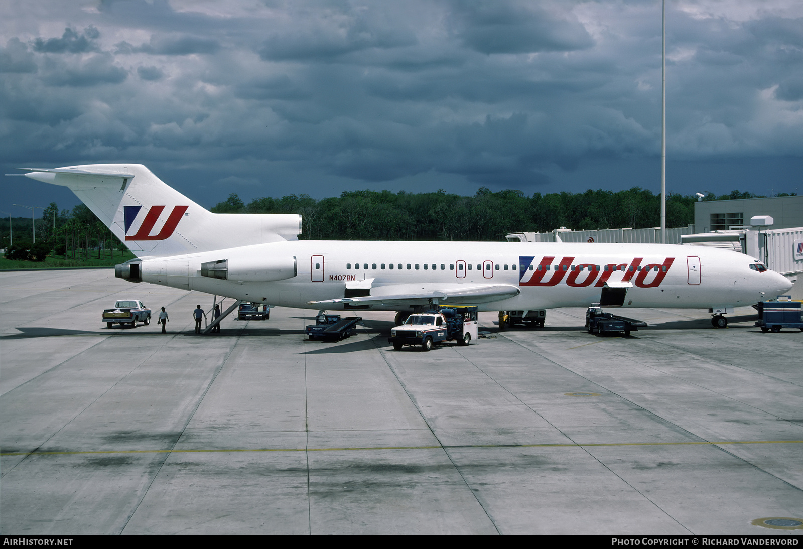 Aircraft Photo of N407BN | Boeing 727-291 | World Airways | AirHistory.net #882166