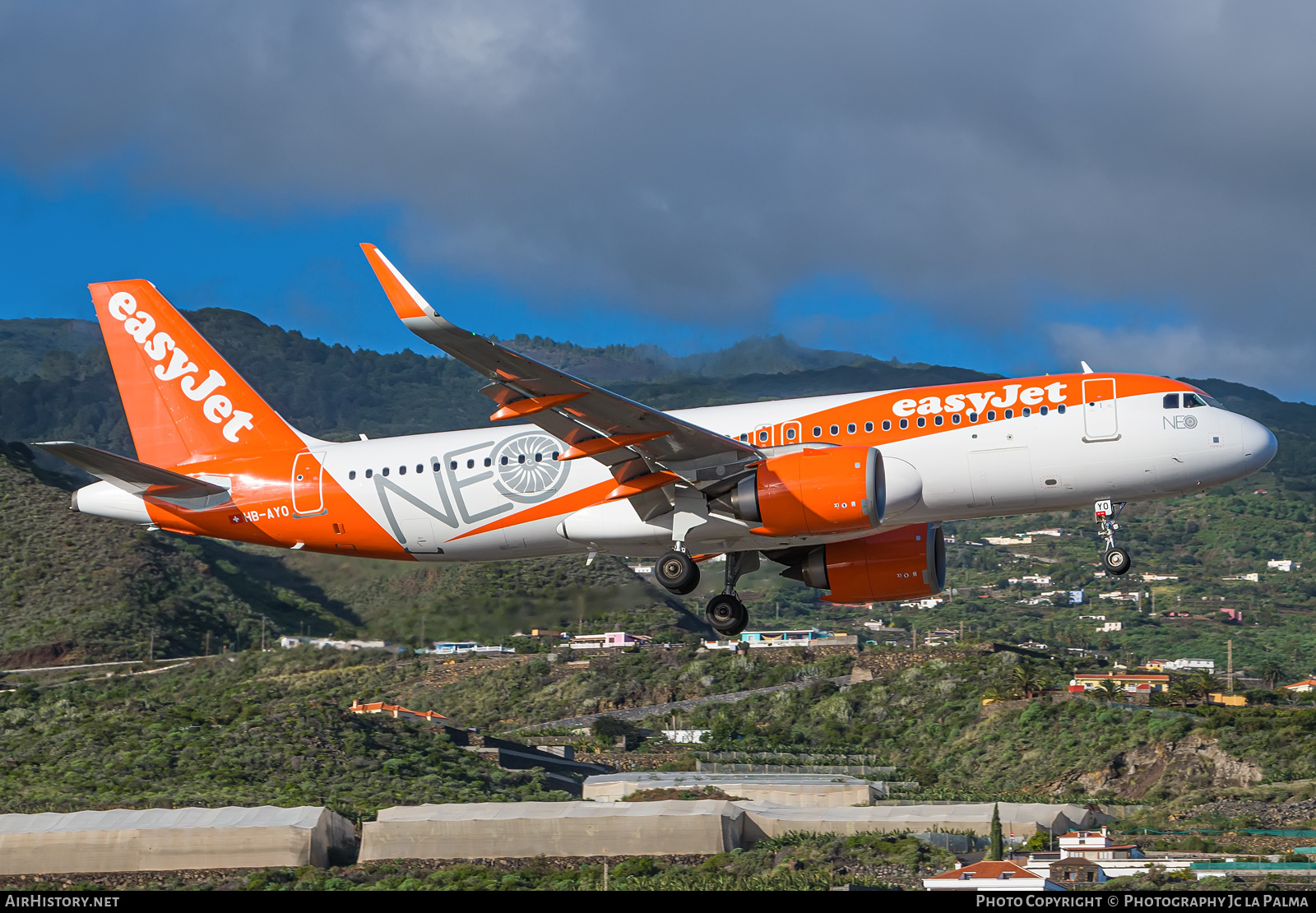 Aircraft Photo of HB-AYO | Airbus A320-251N | EasyJet | AirHistory.net #882193