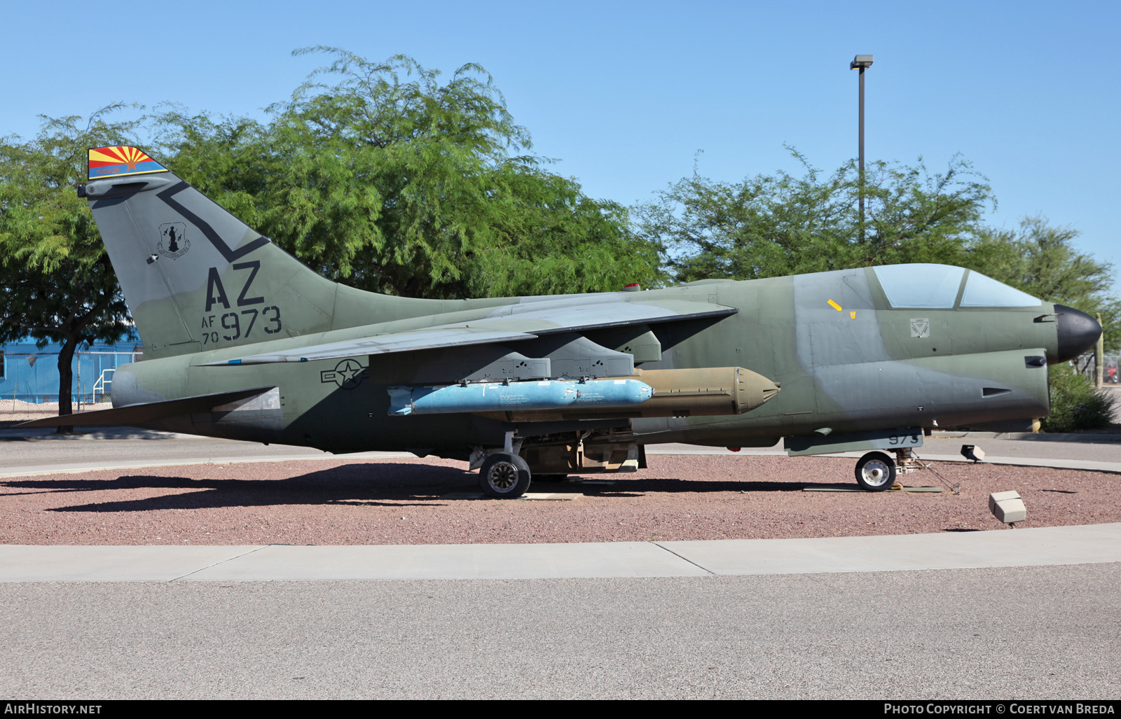 Aircraft Photo of 70-0973 / AF70-973 | LTV A-7D Corsair II | USA - Air Force | AirHistory.net #884525