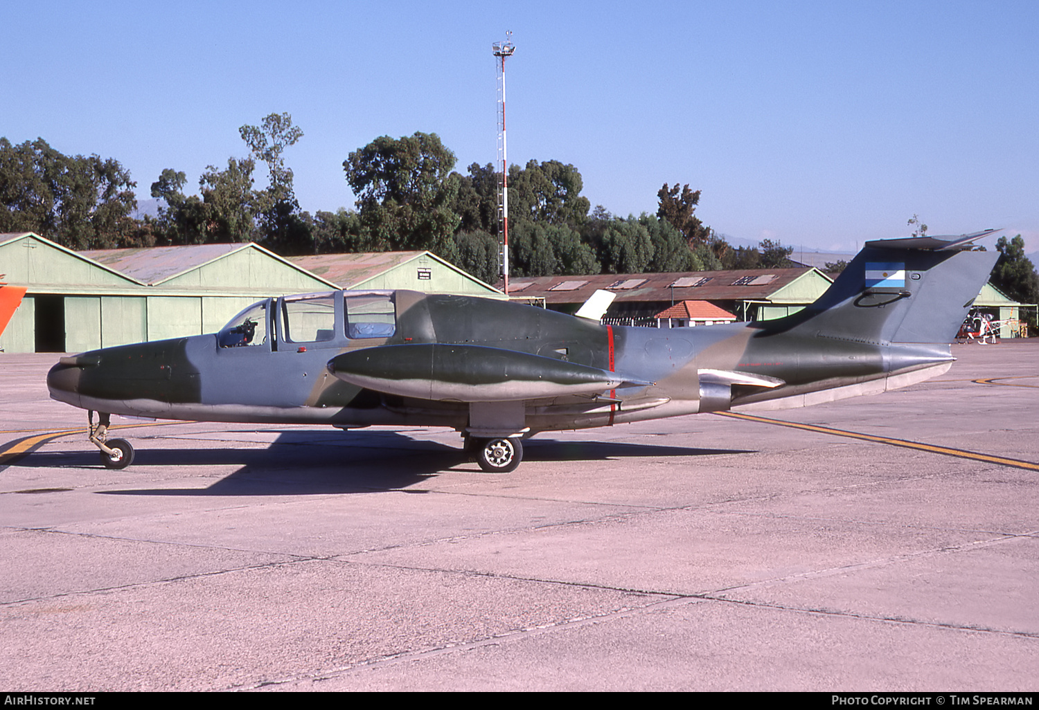 Aircraft Photo of E-227 | FMA MS760A Paris | Argentina - Air Force | AirHistory.net #884648