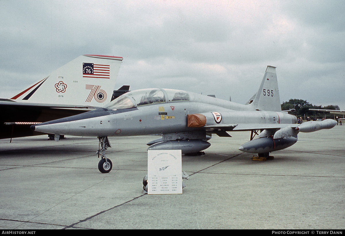 Aircraft Photo of 595 | Northrop F-5B Freedom Fighter | Norway - Air Force | AirHistory.net #885629
