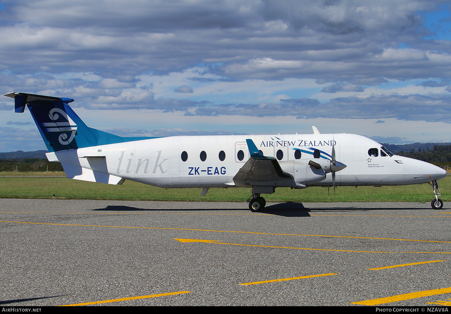 Aircraft Photo of ZK-EAG | Raytheon 1900D | Air New Zealand Link | AirHistory.net #885633