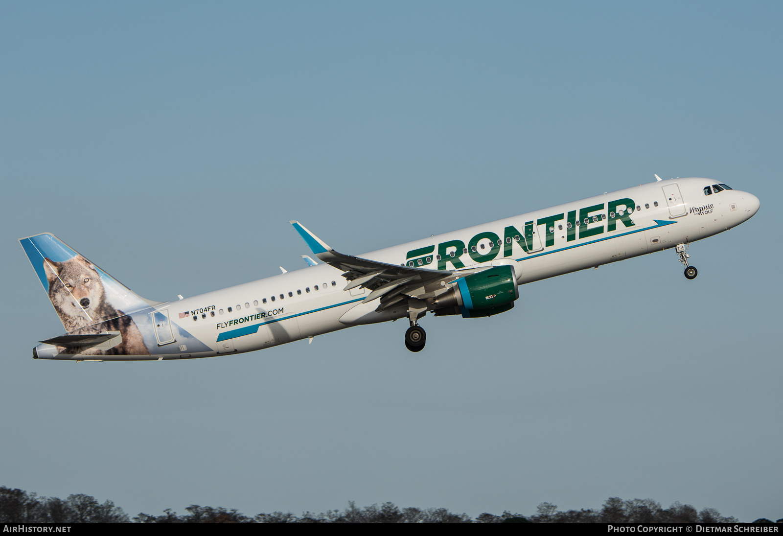 Aircraft Photo of N704FR | Airbus A321-211 | Frontier Airlines | AirHistory.net #886283